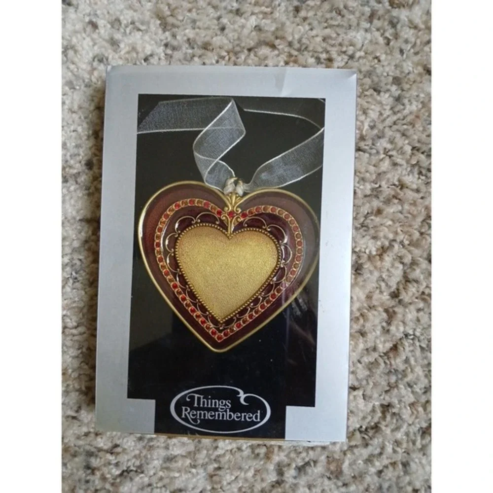 Things Remembered Wine and Roses Ornament Swarovski Crystal Components Wall Hang